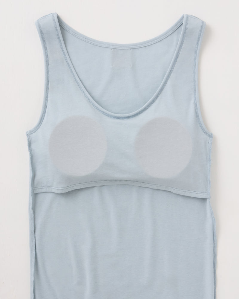 LITTLE NELL LOUNGE TANK (sax blue)