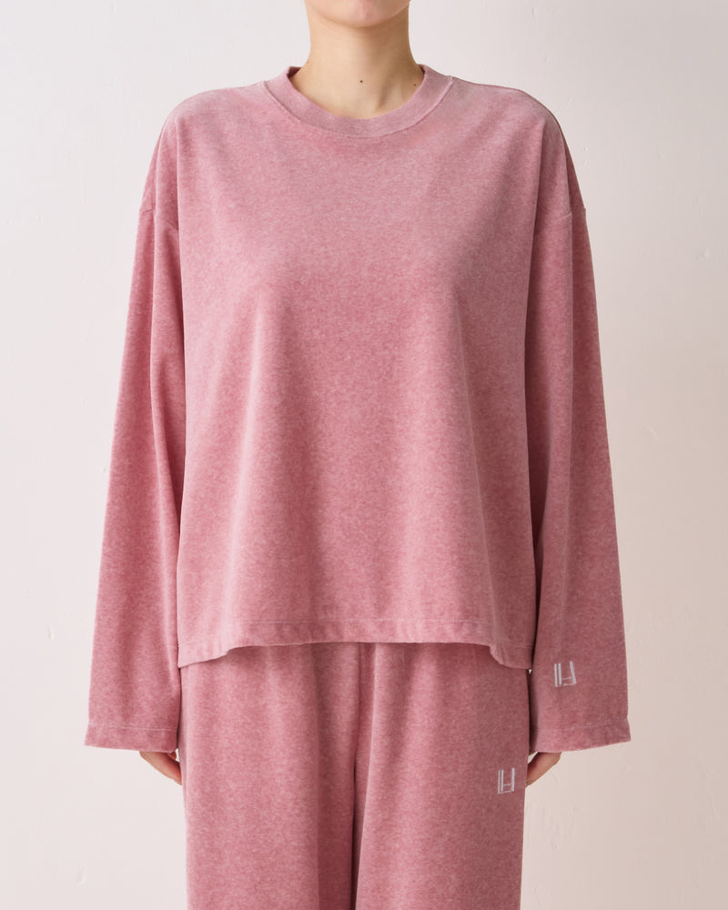 MAROON LOUNGE TOP (red)