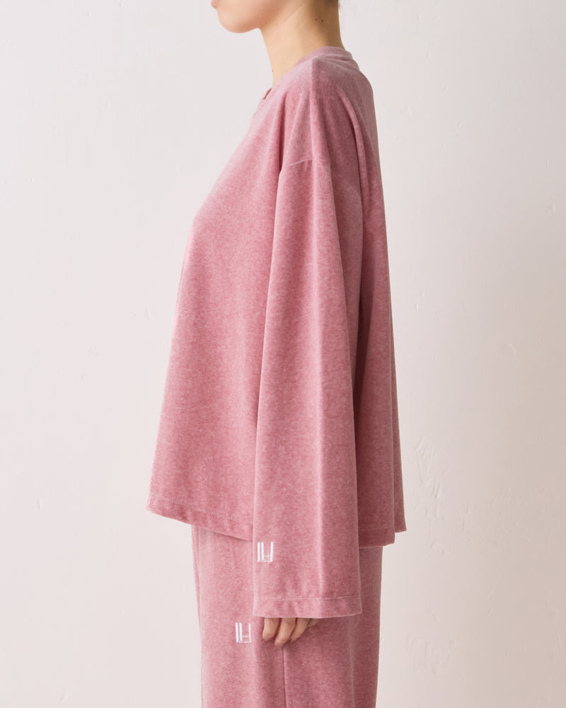 MAROON LOUNGE TOP (red)