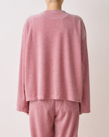 MAROON LOUNGE TOP (red)