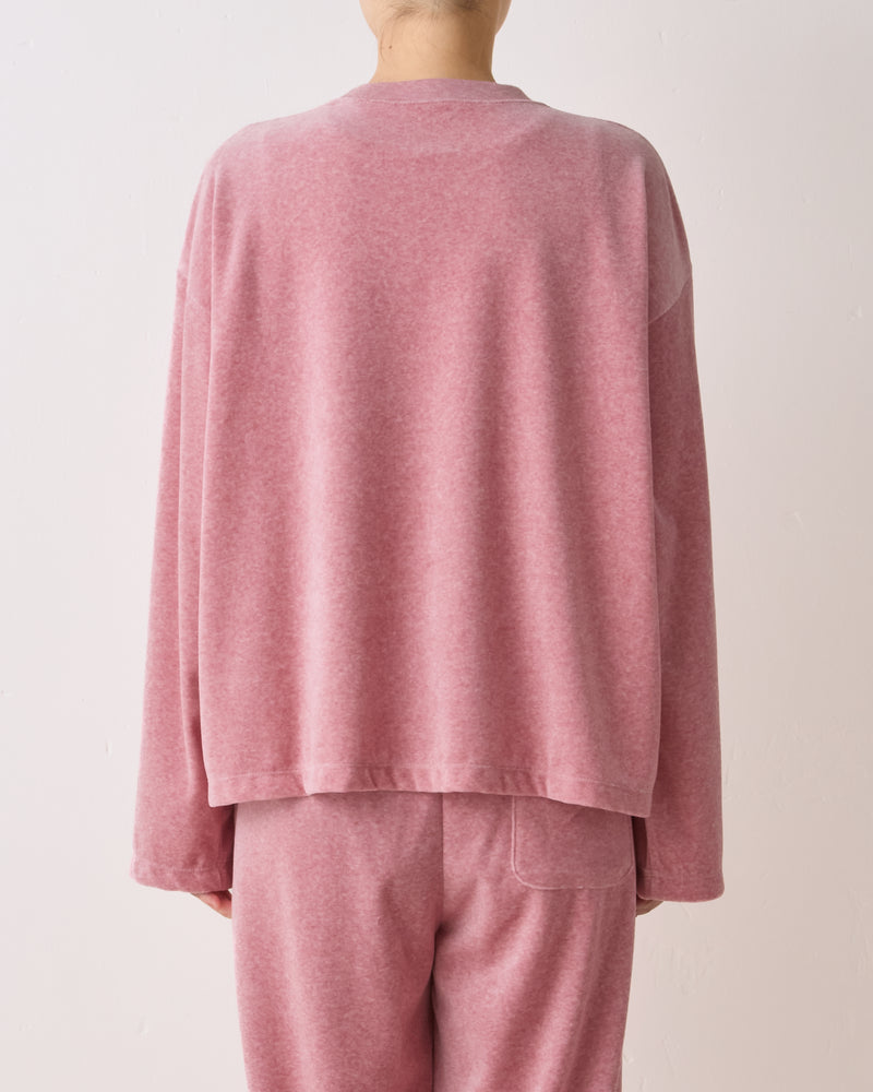 MAROON LOUNGE TOP (red)