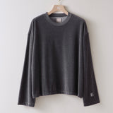 MAROON LOUNGE TOP (charcoal gray)