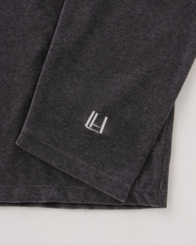 MAROON LOUNGE TOP (charcoal gray)