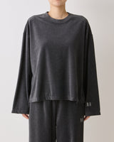 MAROON LOUNGE TOP (charcoal gray)