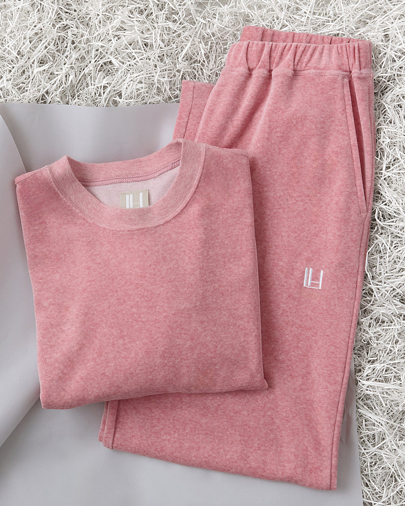 MAROON LOUNGE TOP (red)