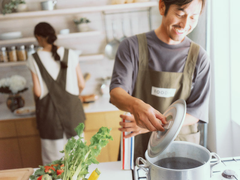 ＜MEN＞ FOODIE APRON / Kyoto(カーキ)